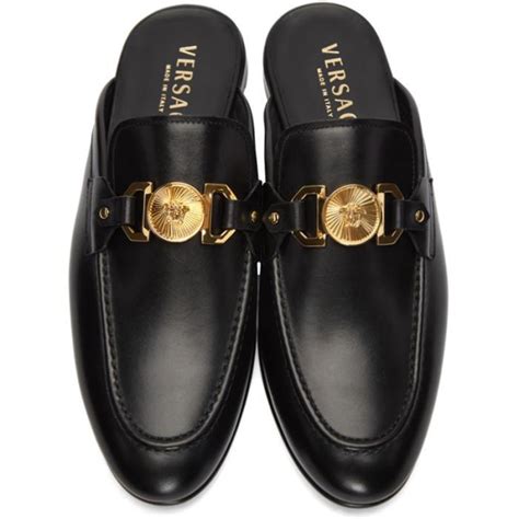 versace slip on shoes|versace medusa loafers.